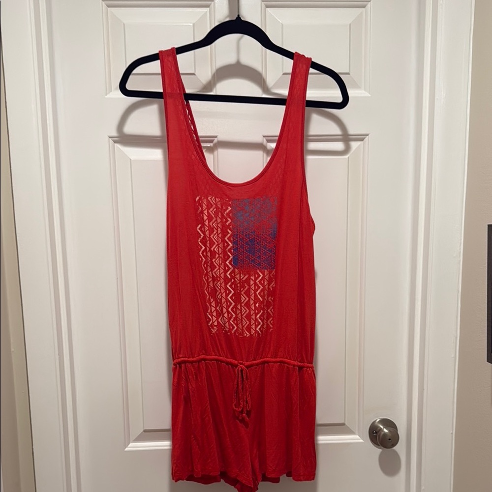 🇺🇸 Red Sleeveless Romper 🇺🇸